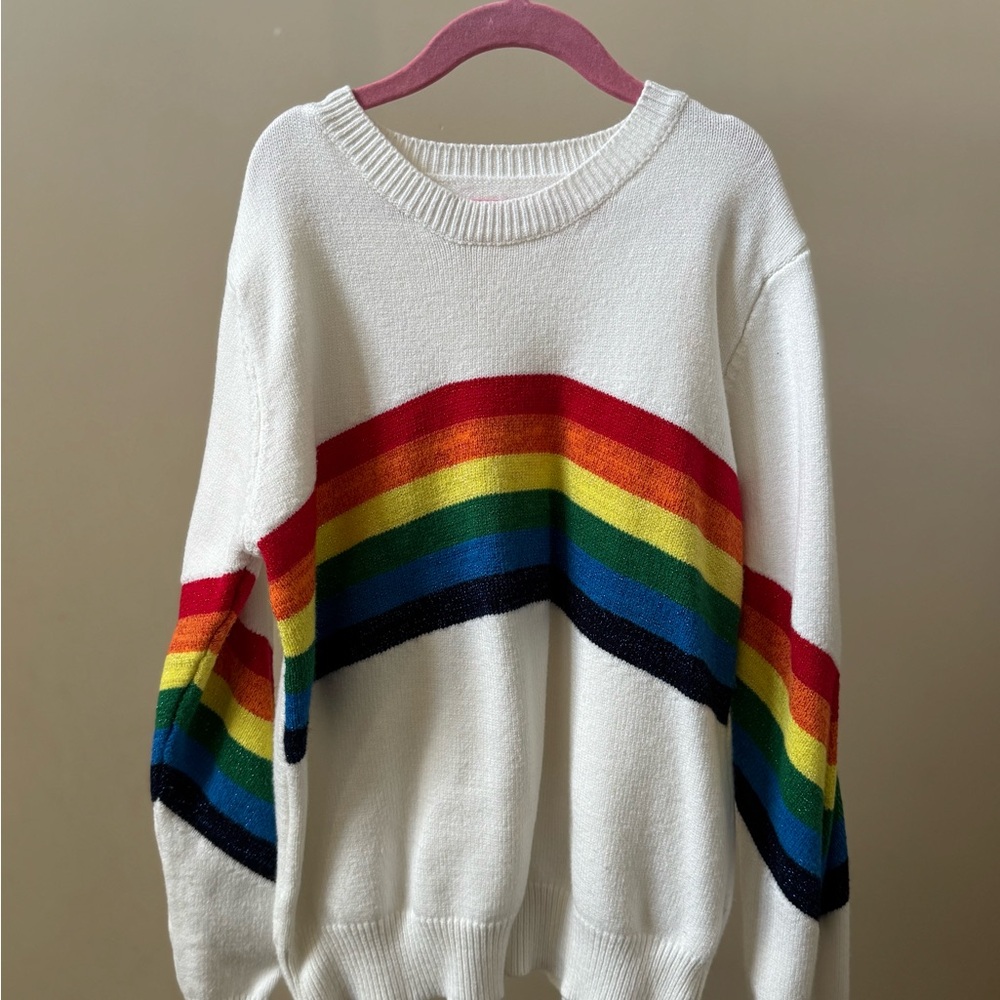 Rainbow Stripe Women's Sweater